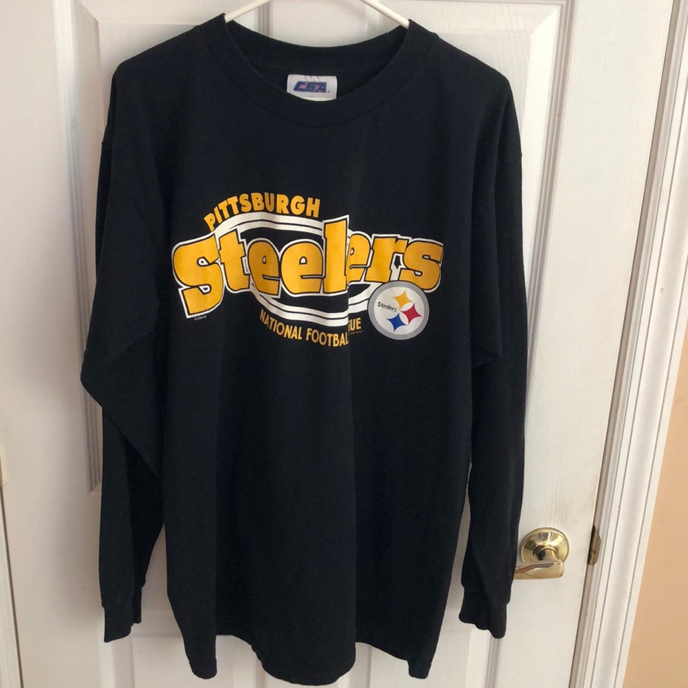 CSA Men's Steelers Tee Sz Large